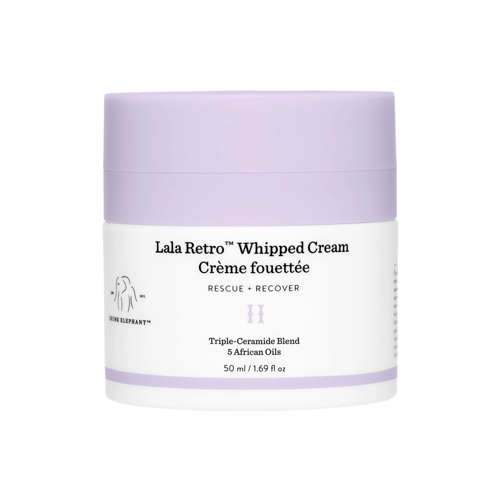 Drunk Elephant Lala Retro Cream Batida en envase de 50 ml para hidratación diaria.