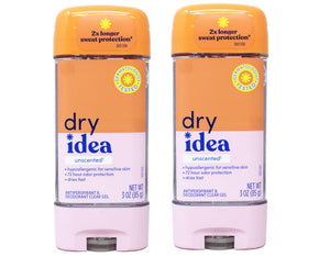 Dry Idea Desodorante sin fragancia, tubo, protección diaria sin irritación