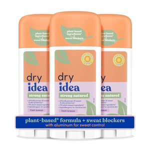 Dry Idea Fresh Breeze en frasco, protección duradera para todo el día.