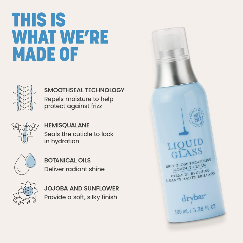 Drybar Liquid Glass hemisqualane sella la cuticula y mantiene hidratacion