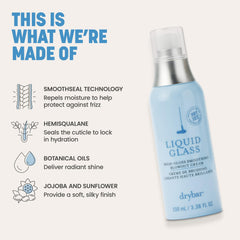 Drybar Liquid Glass hemisqualane sella la cuticula y mantiene hidratacion