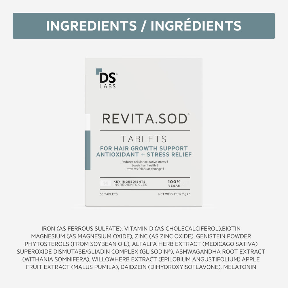 DS Labs Revita.SOD: apoyo a la salud capilar desde adentro.