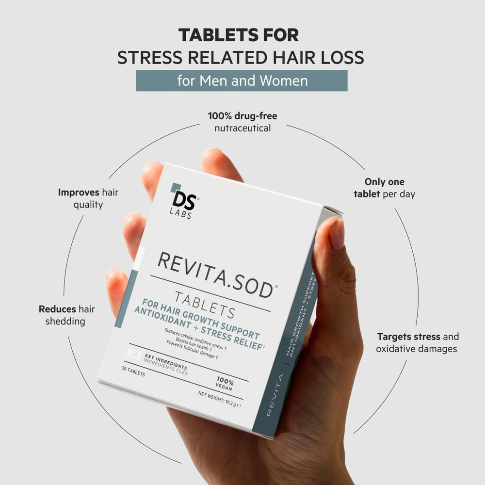 DS Labs Revita.SOD: tableta diaria para cuidado capilar.