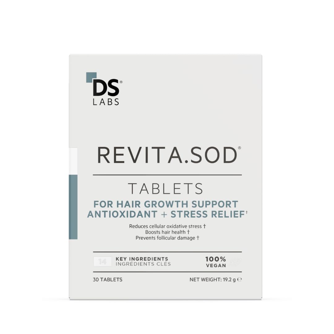 DS Labs Revita.SOD: empaque práctico para uso diario en la rutina.