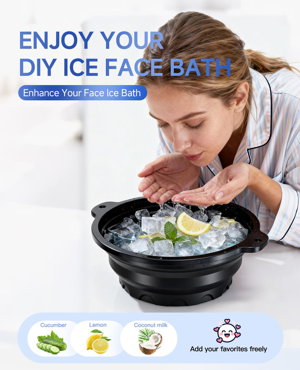 Dtuoen bandeja hielo incorporada facilita la preparación del baño facial