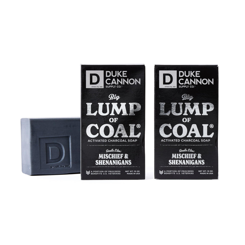 Duke Cannon Jabon barra navidad bergamota pimienta negra, aroma vigorizante para la ducha
