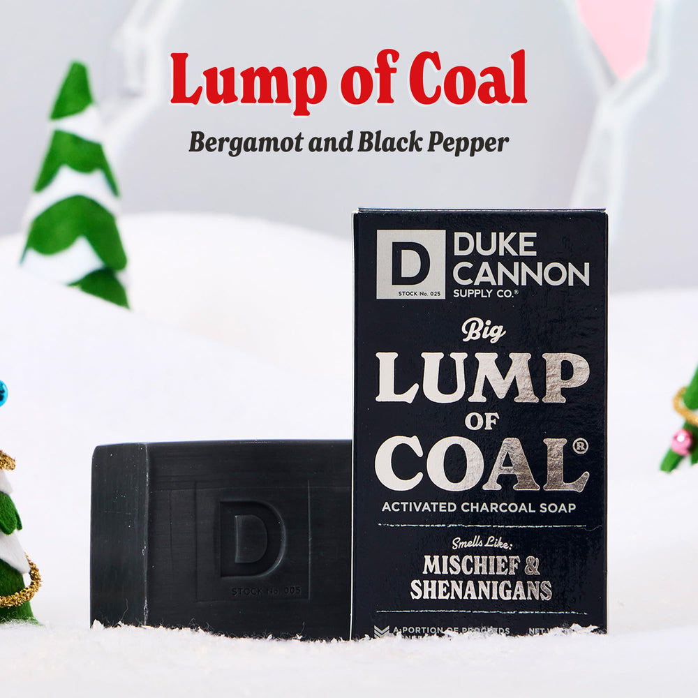Duke Cannon Empaque Navidad, barra jabon 10oz, regalo ideal