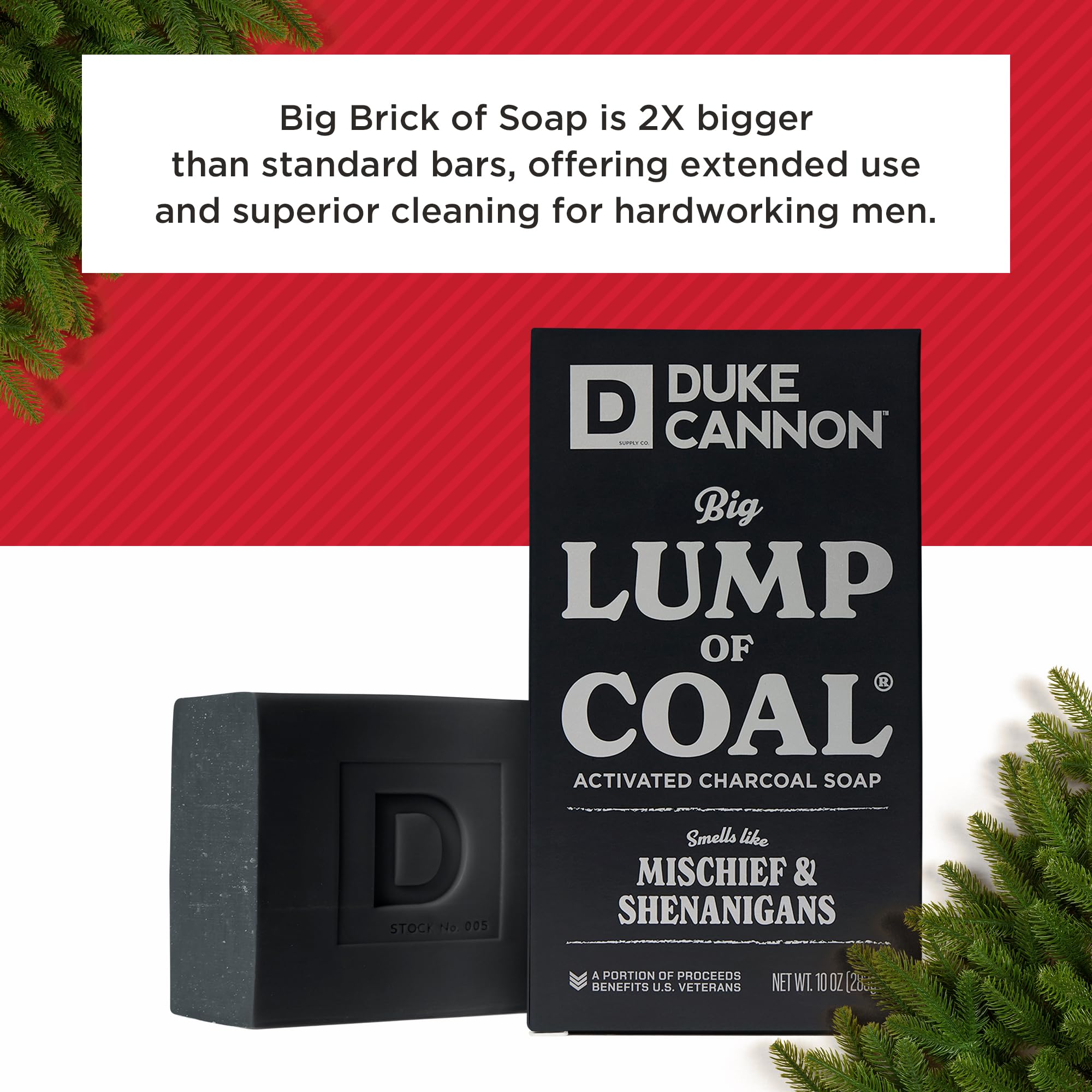 Duke Cannon Etiqueta edición Navidad, presentación atractiva para regalo