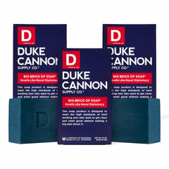 Duke Cannon Naval Diplomacy: jabón ladrillo grande para limpieza intensa con aroma marino.