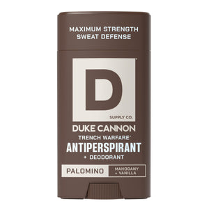 Duke Cannon Trench Warfare desodorante, botella tres onzas, protección duradera