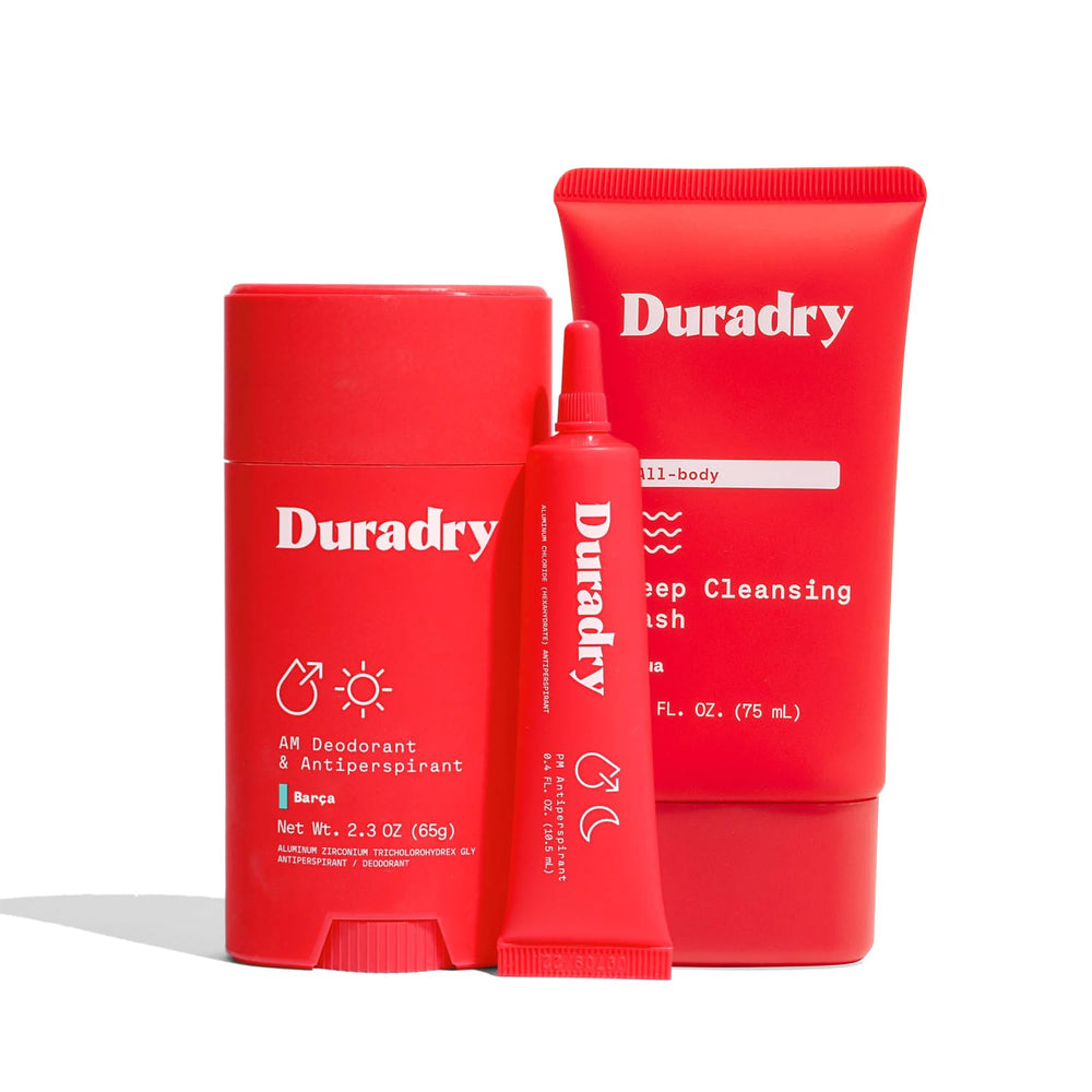Duradry barra desodorante en primer plano para control diario del sudor
