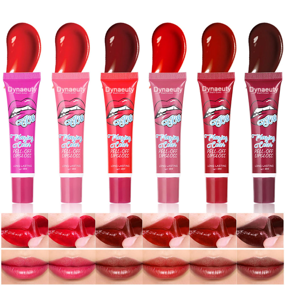 Dynaeuty conjunto tintes labiales desprendibles para un estilo definido