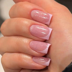 DZPGUONIZ kit de uñas pegables de 24 piezas para un acabado rápido.