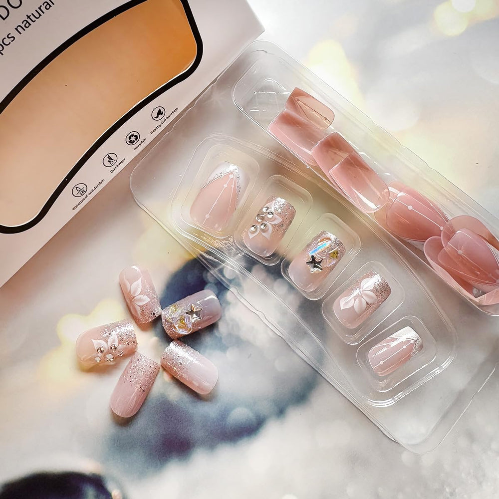 DZPGUONIZ uñas kit de aplicación para manicura rápida en casa