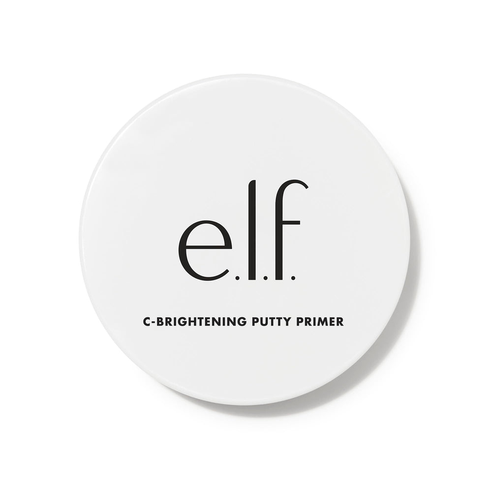 e.l.f. C‑Brightening Putty Primer: textura sedosa para un difuminado suave.
