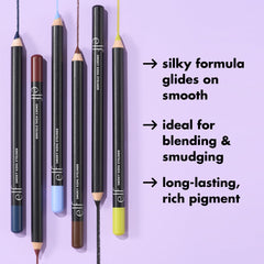 Delineador kohl de e.l.f. con deslizamiento suave para mayor comodidad.