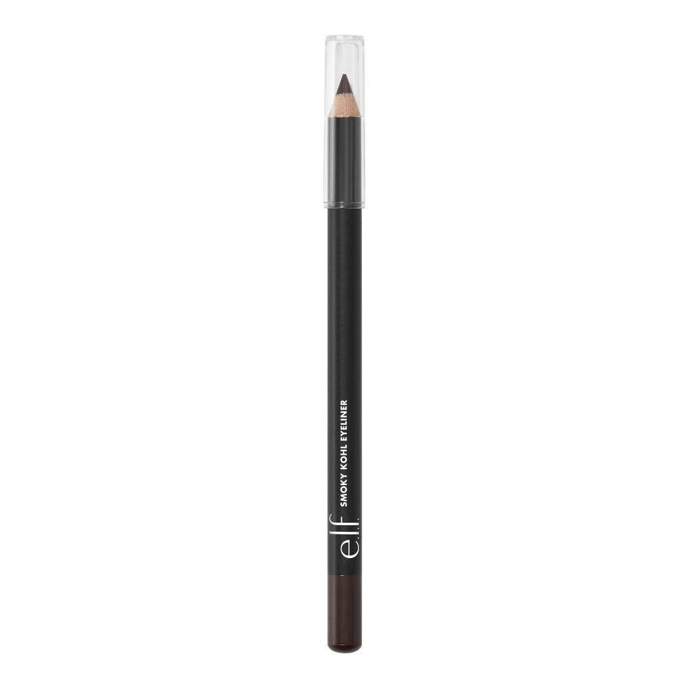 Aplicación suave y cremosa con e.l.f. Smoky Kohl para delineados.