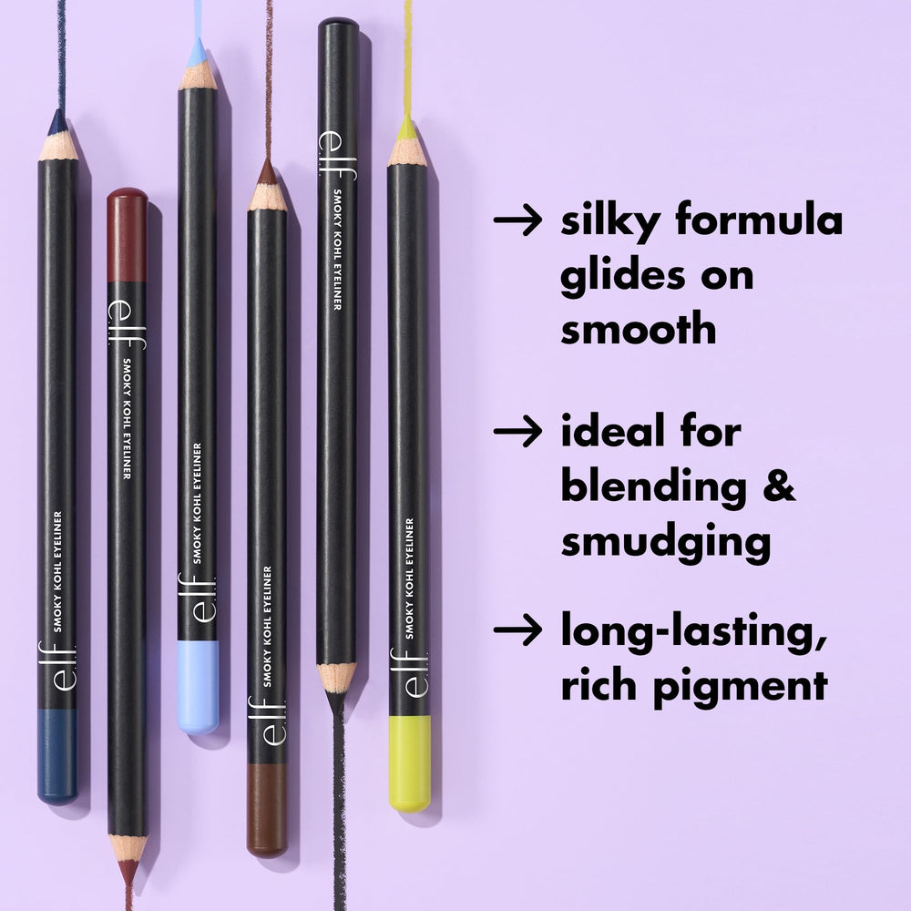 Delineador Smoky Kohl, trazo suave para líneas limpias.