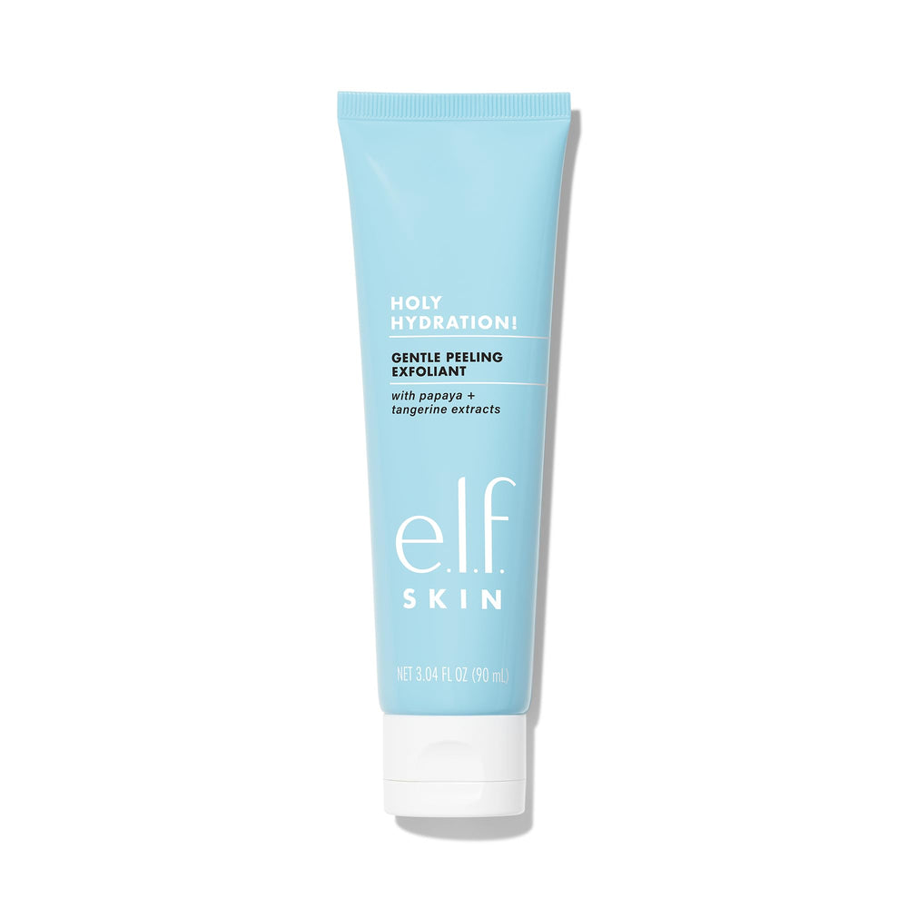 e.l.f. SKIN Exfoliante suave en bote revela piel más suave y luminosa.