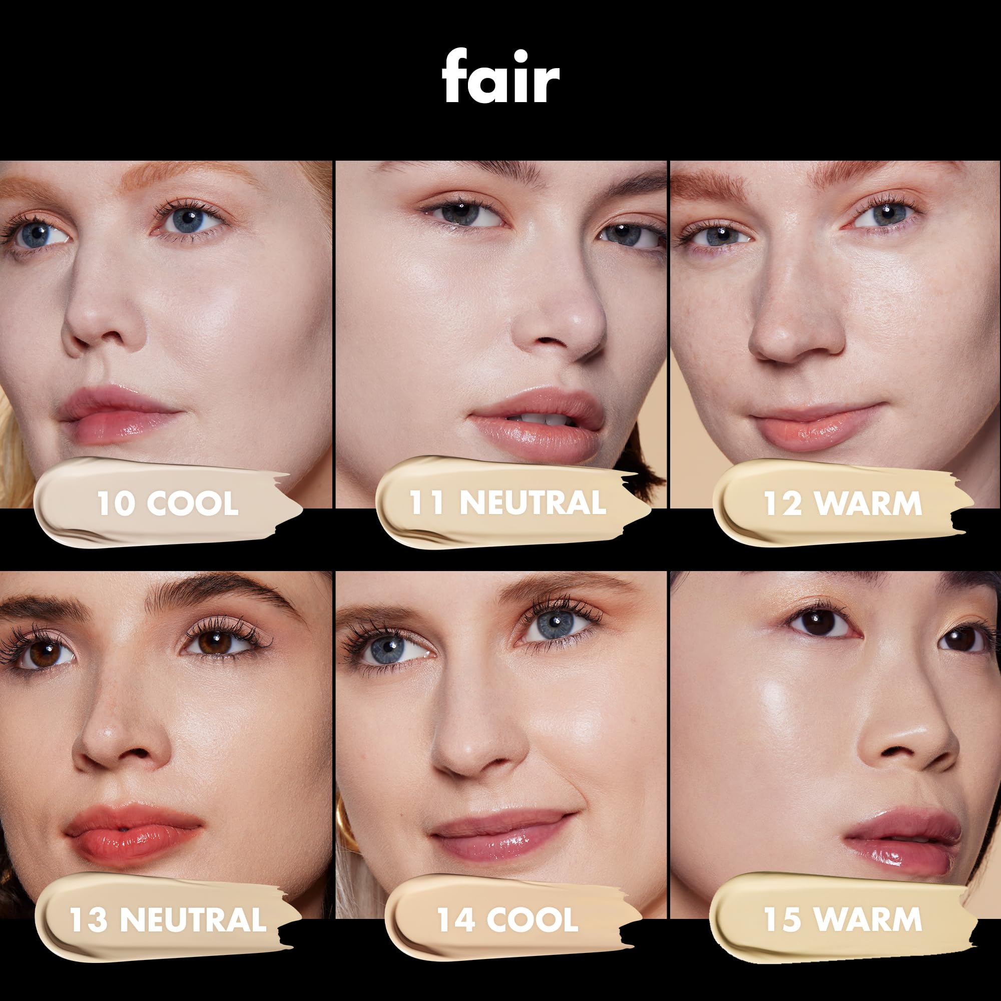 e.l.f. Soft Glam Foundation, muestra de tono, encuentra tu color ideal.