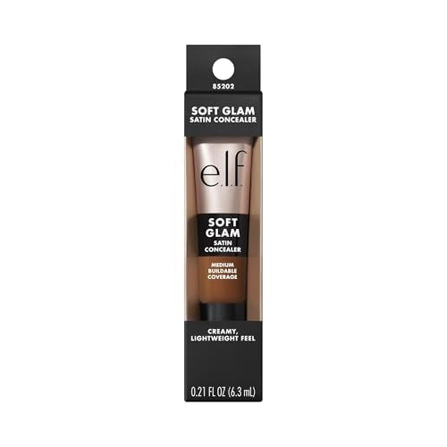 e.l.f. Soft Glam Satin Concealer se aplica sin apelmazar la piel.