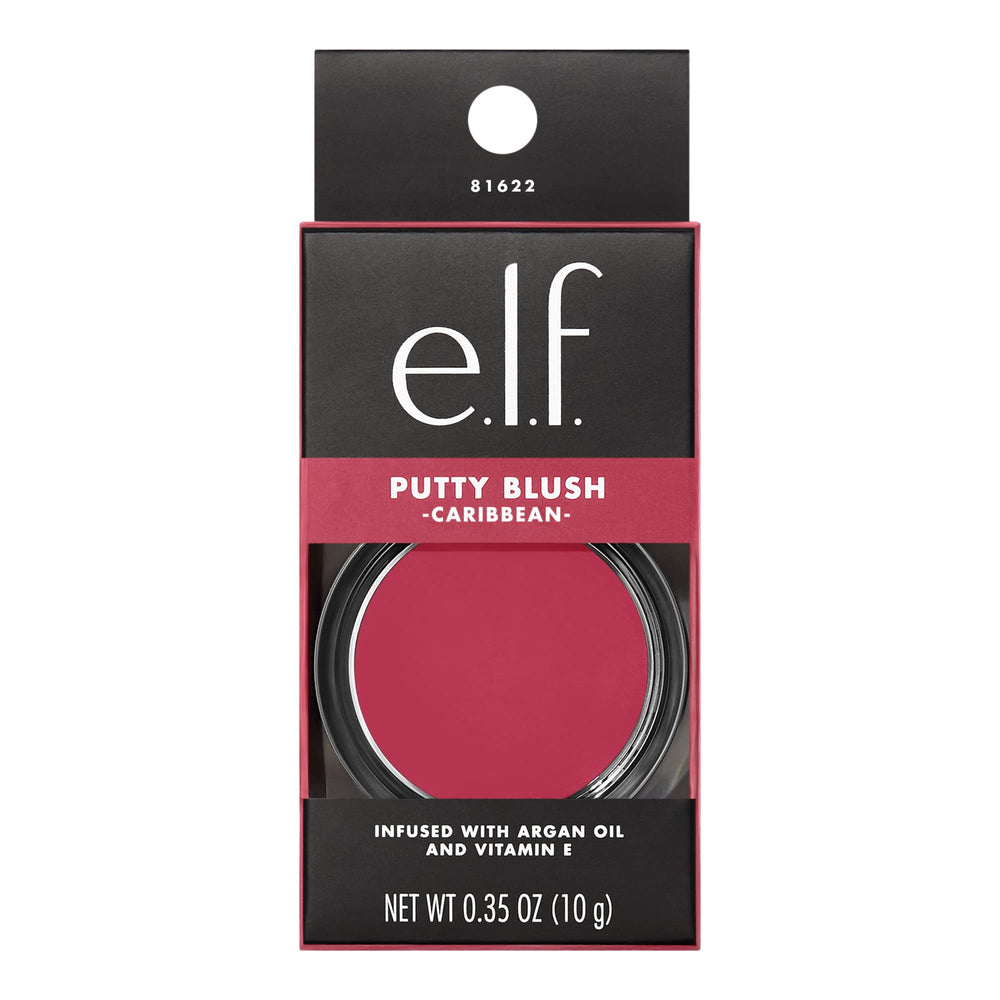 e.l.f Putty Blush contiene argán y vitamina E para hidratación