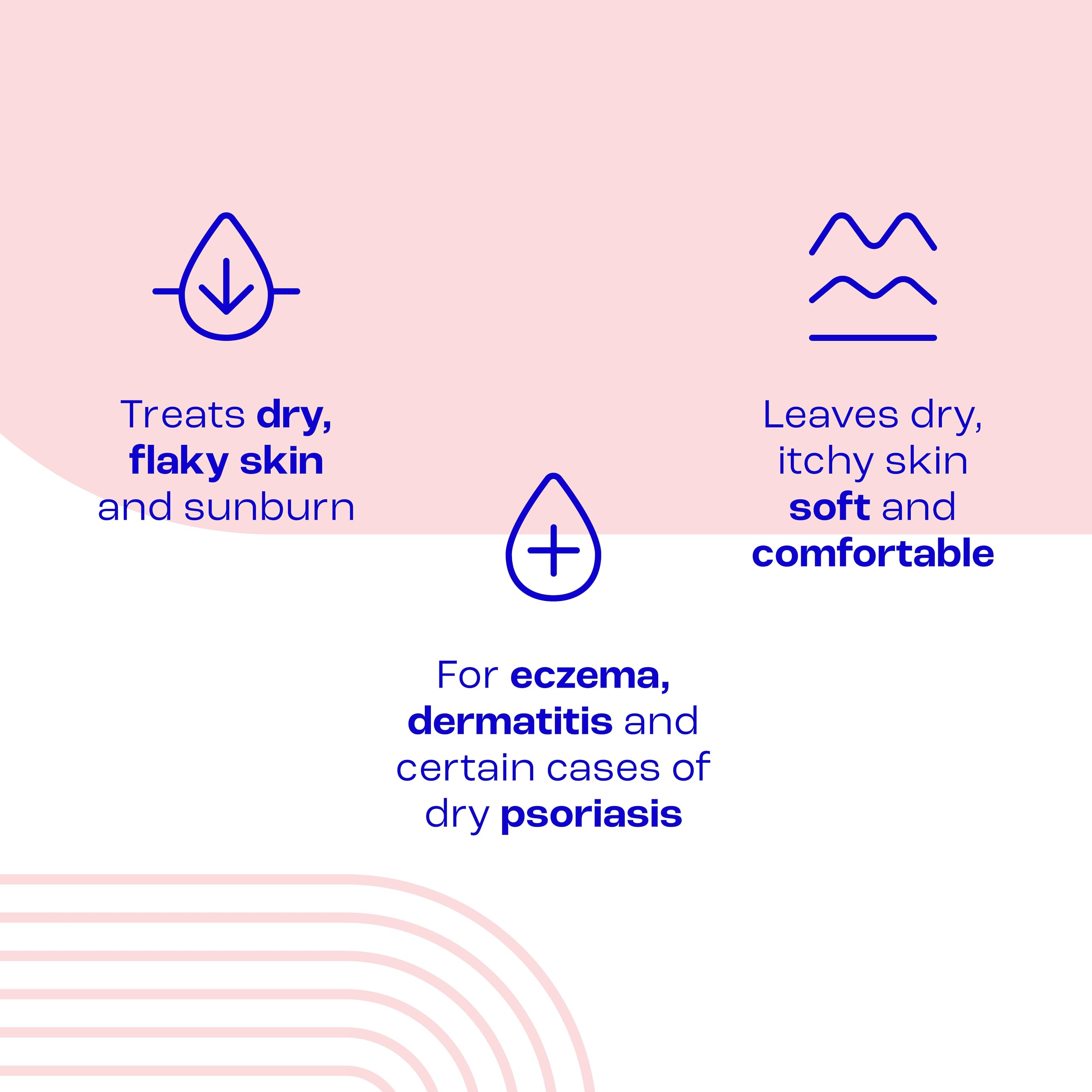 E45 Crema Dermatológica 125 g, aplicación diaria para piel irritada y sensible.