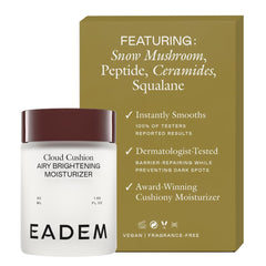 EADEM Cloud Cushion crema facial, textura ligera que hidrata y suaviza la piel