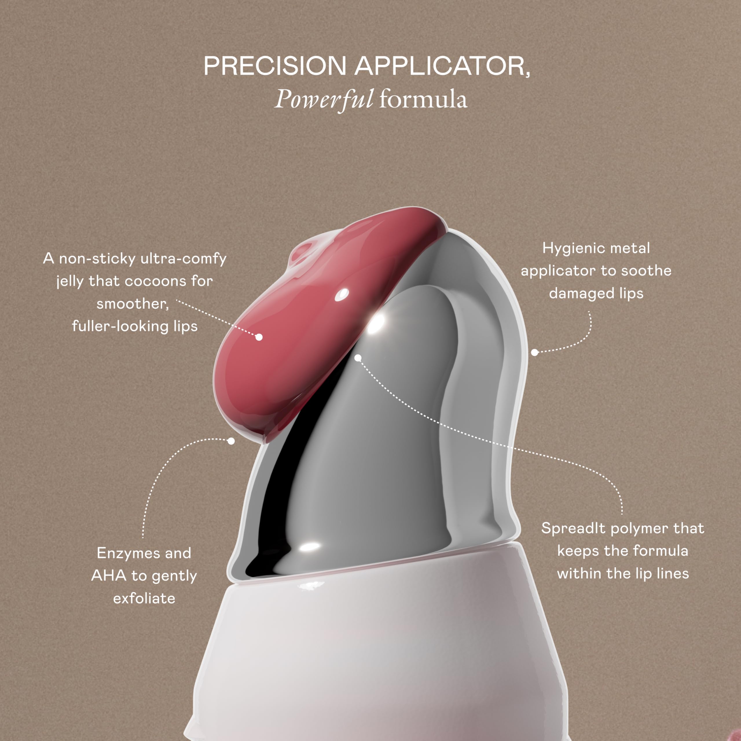 eaDem Le Chouchou balsamo labial exfoliacion suave para labios lisos.