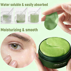 Efecto refrescante del gel de Eakroo en la zona ocular.