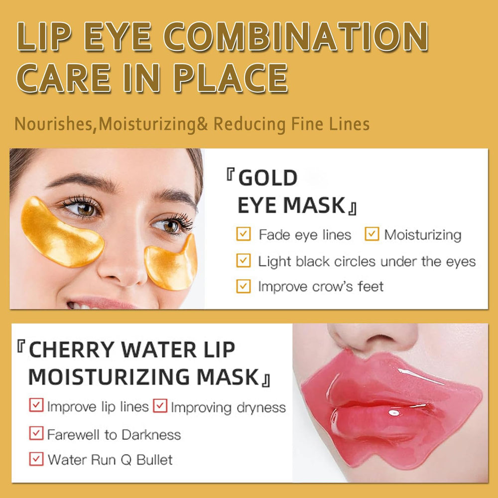 Eakroo empaque doble, cuidado de labios y ojos para regalo