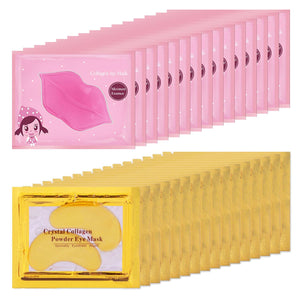 Mascarilla labial cristal de colágeno de Eakroo, hidratación profunda para labios suaves.