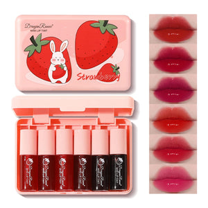 Eakroo Tinte Labial 6 Colores, tono vibrante para labios