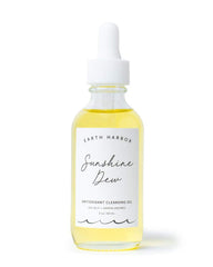 Earth Harbor Sunshine Dew, botella de desmaquillante en aceite, limpia sin grasa.