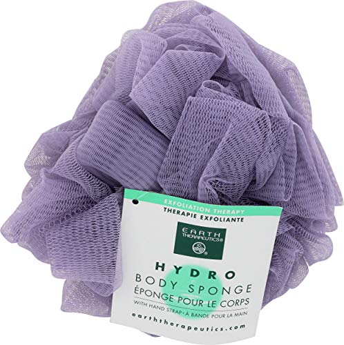 Earth Therapeutics Esponja hidro corporal lavanda textura suave para piel sensible.