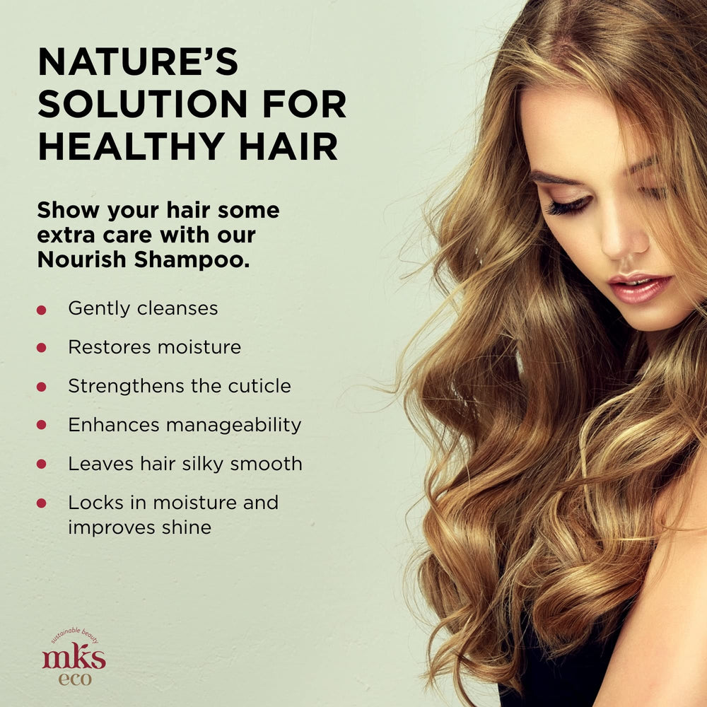 Earthly Body MKS Eco Nourish Champú con aceite de canamo para nutricion suave
