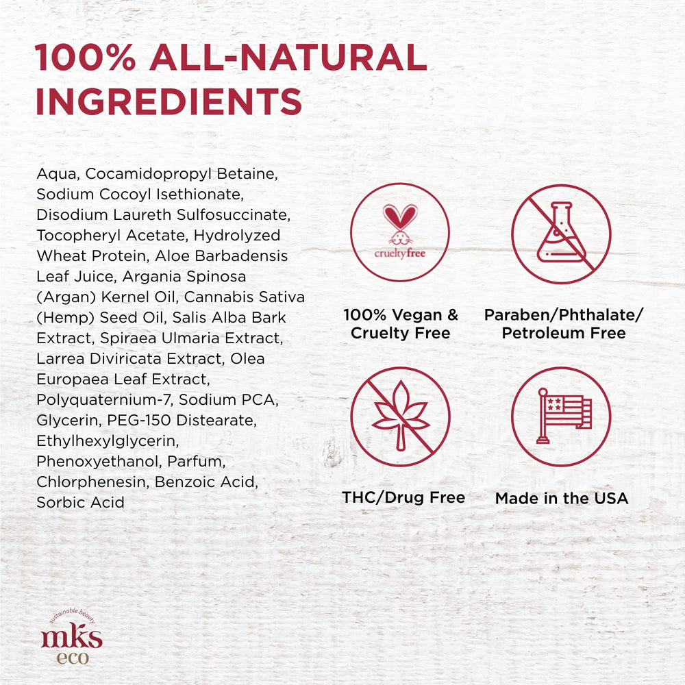 Earthly Body MKS Eco Nourish Champú con fragancia original revitalizante