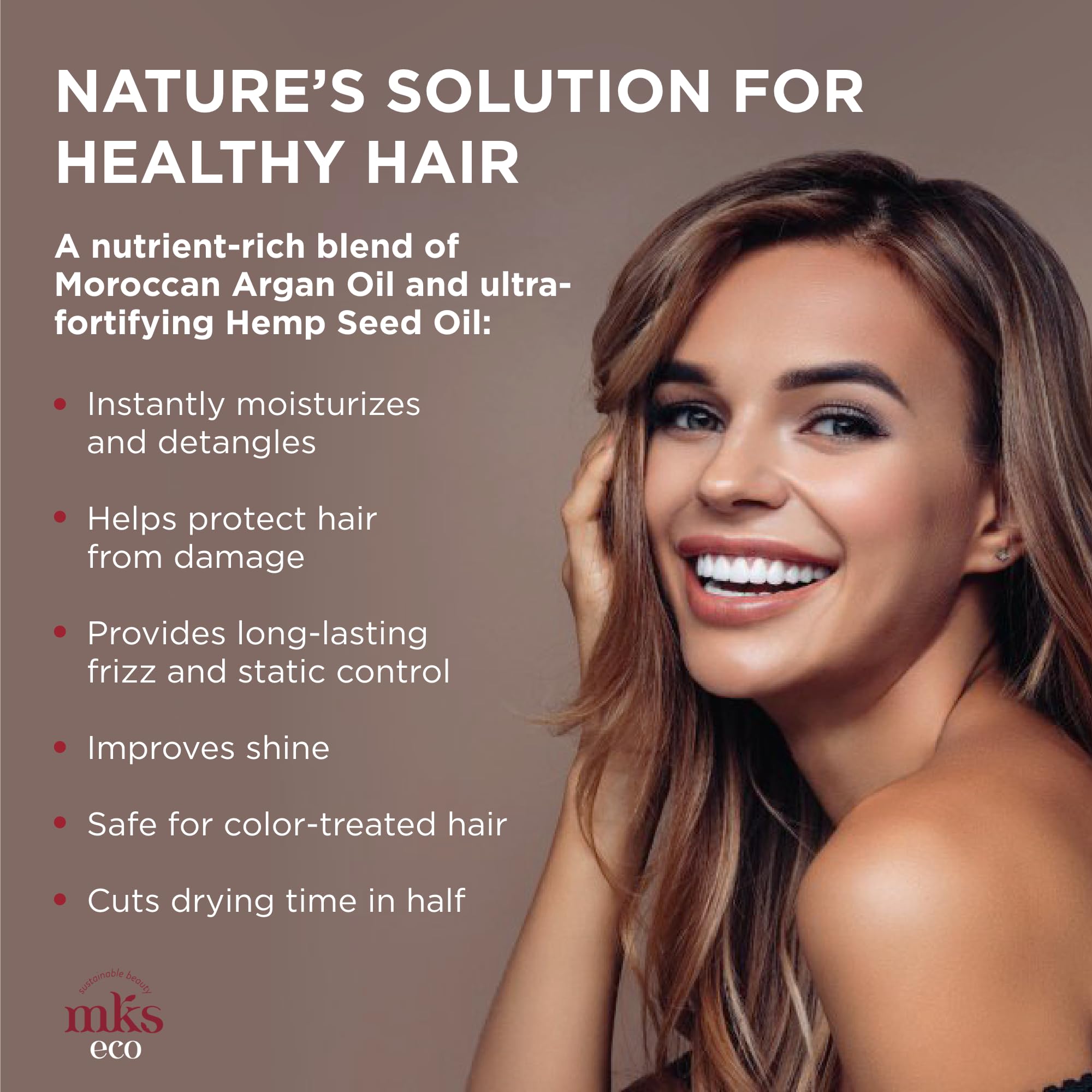 Earthly Body MKS Eco X – aceite de semilla de cáñamo, suaviza y detiene tirones.