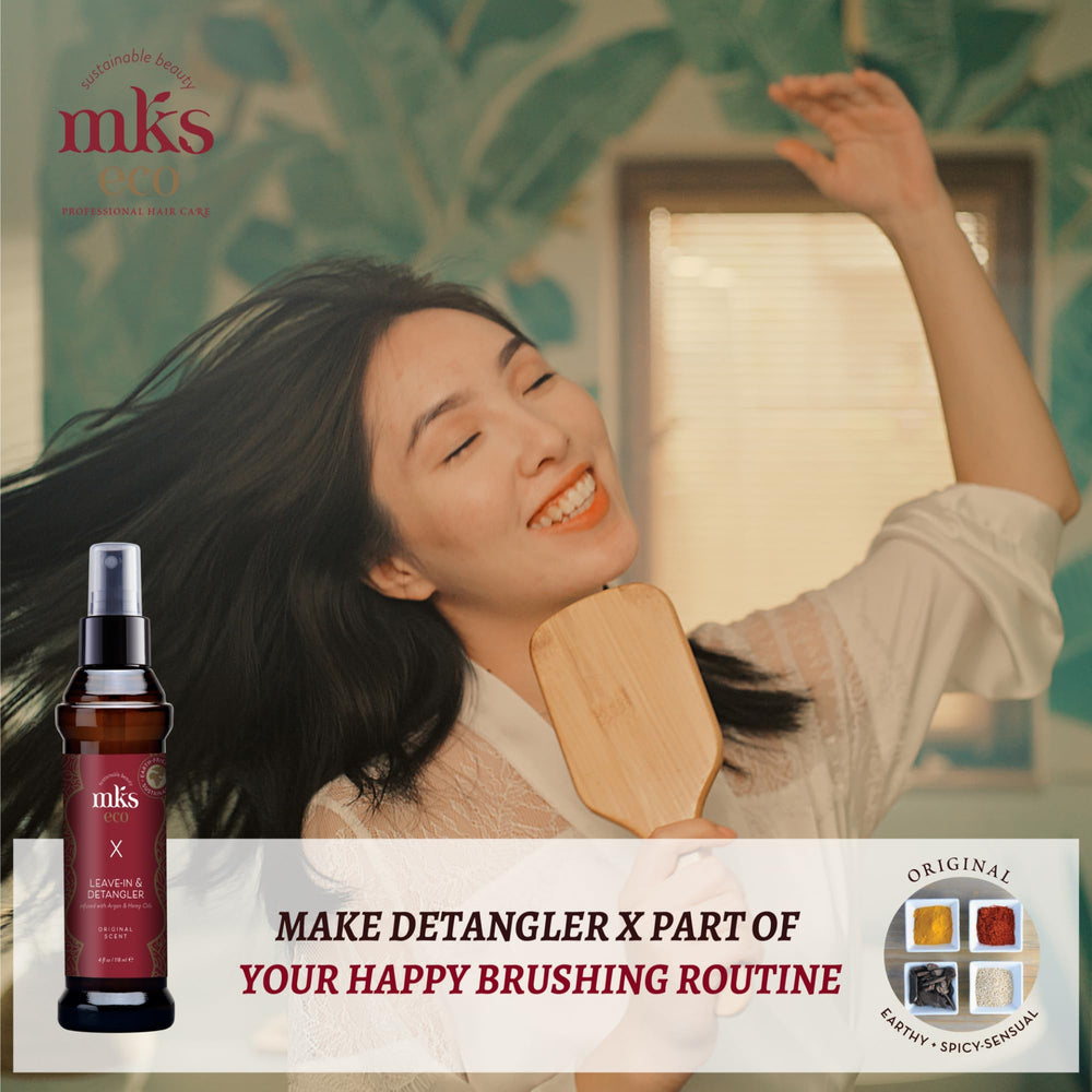 Earthly Body MKS Eco X – envase sostenible facilita el cuidado diario.