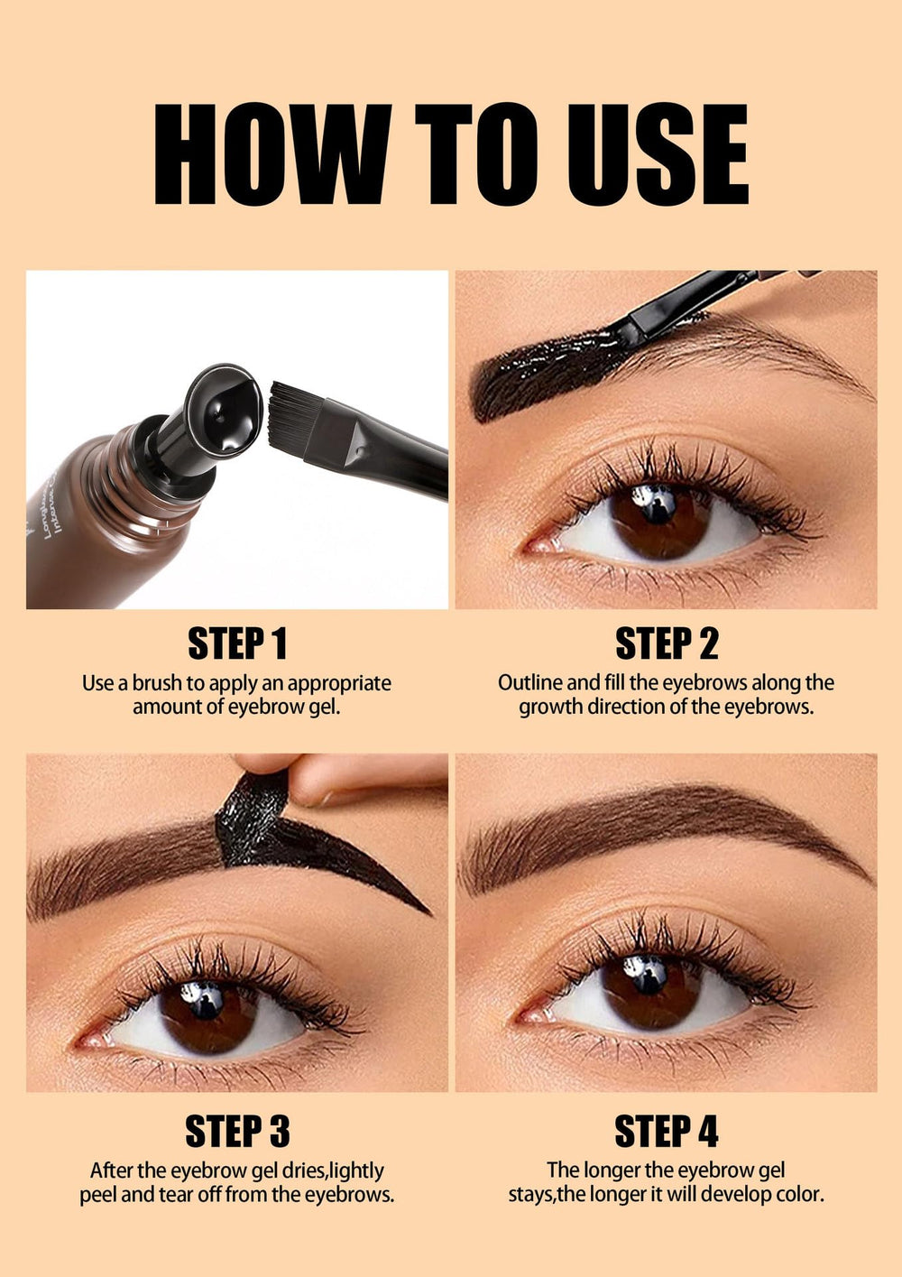Uso diario cómodo para cejas más definidas con Easilydays