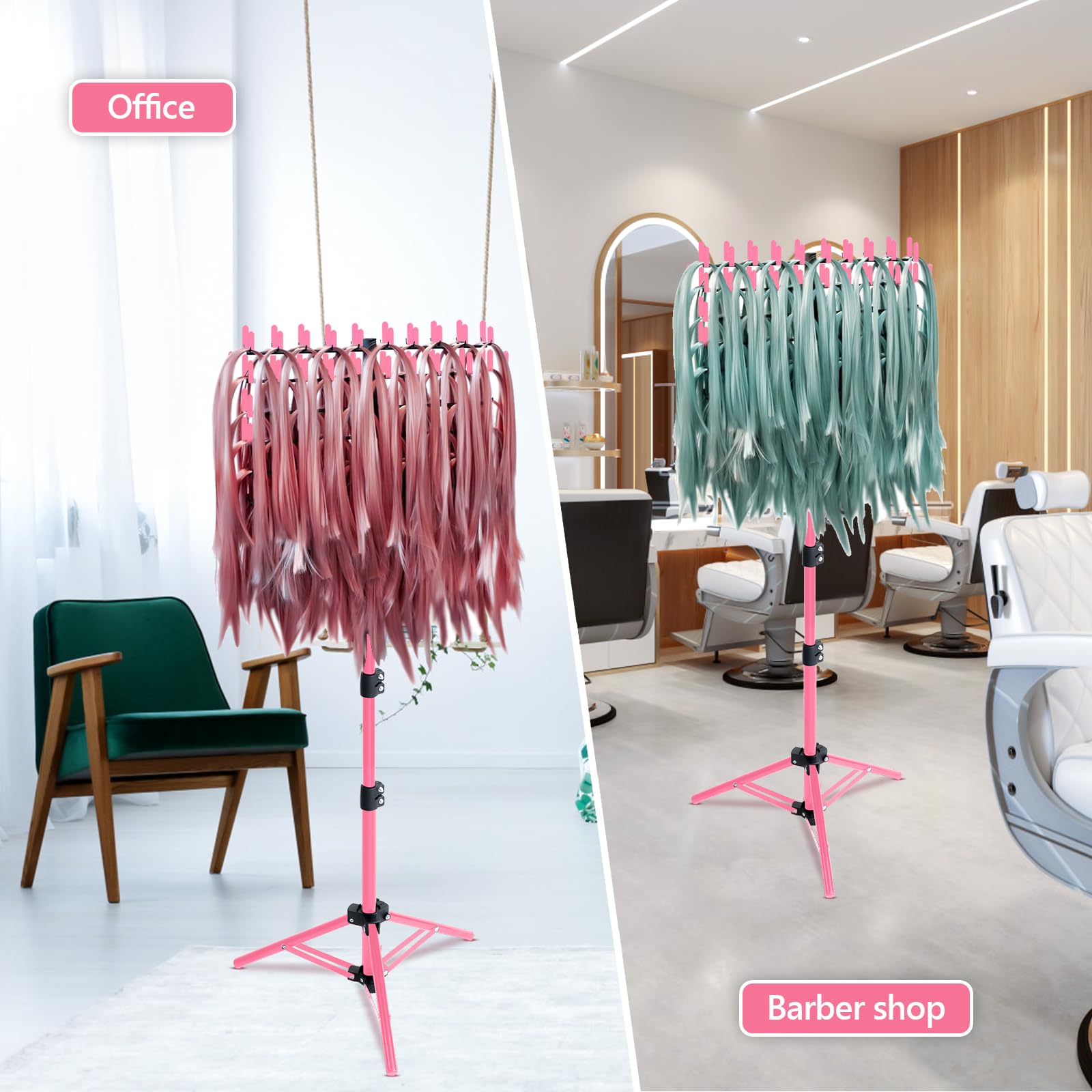 Eastdone incluye peines y pinzas para completar tu kit de trenzas.