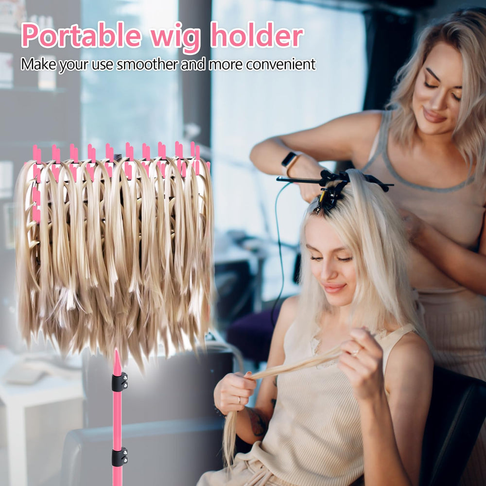 Eastdone estante multifunción para salones, ideal para trenzas y organización.