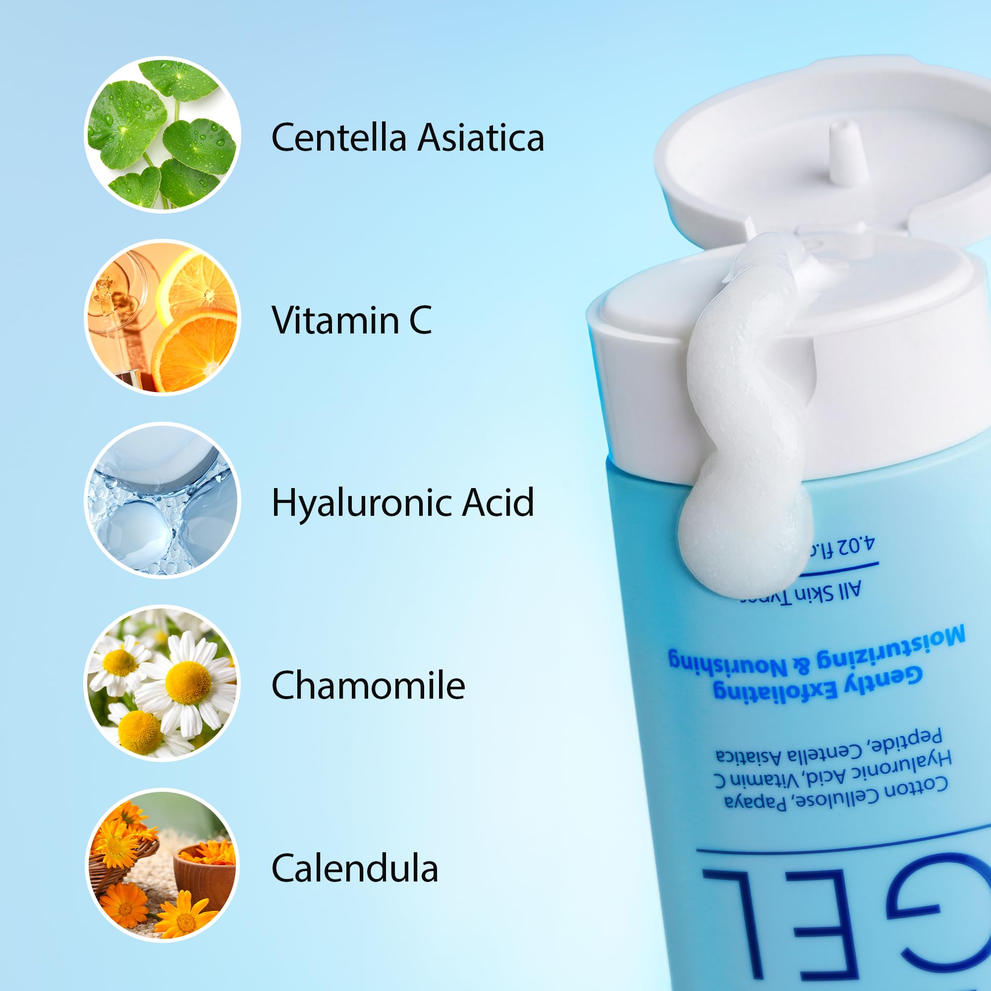 Ebanel ácido hialurónico, hidratación profunda tras exfoliar.