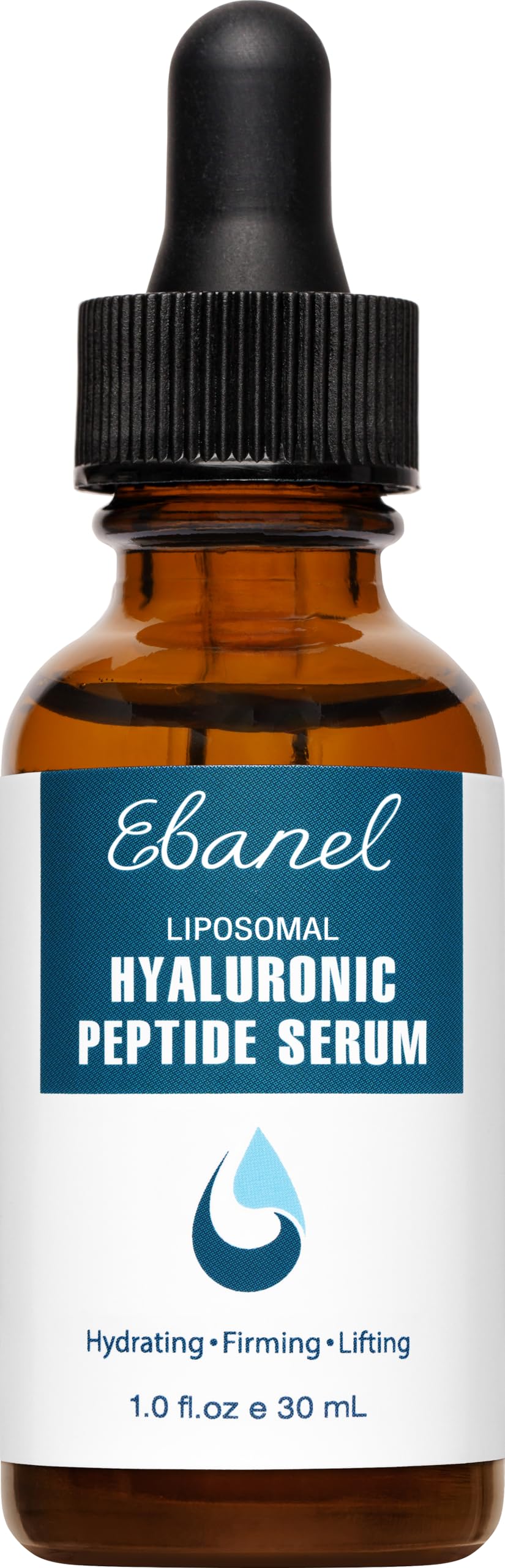 Serum de Ebanel con ácido hialurónico para rostro, aplicación suave y alta hidratación