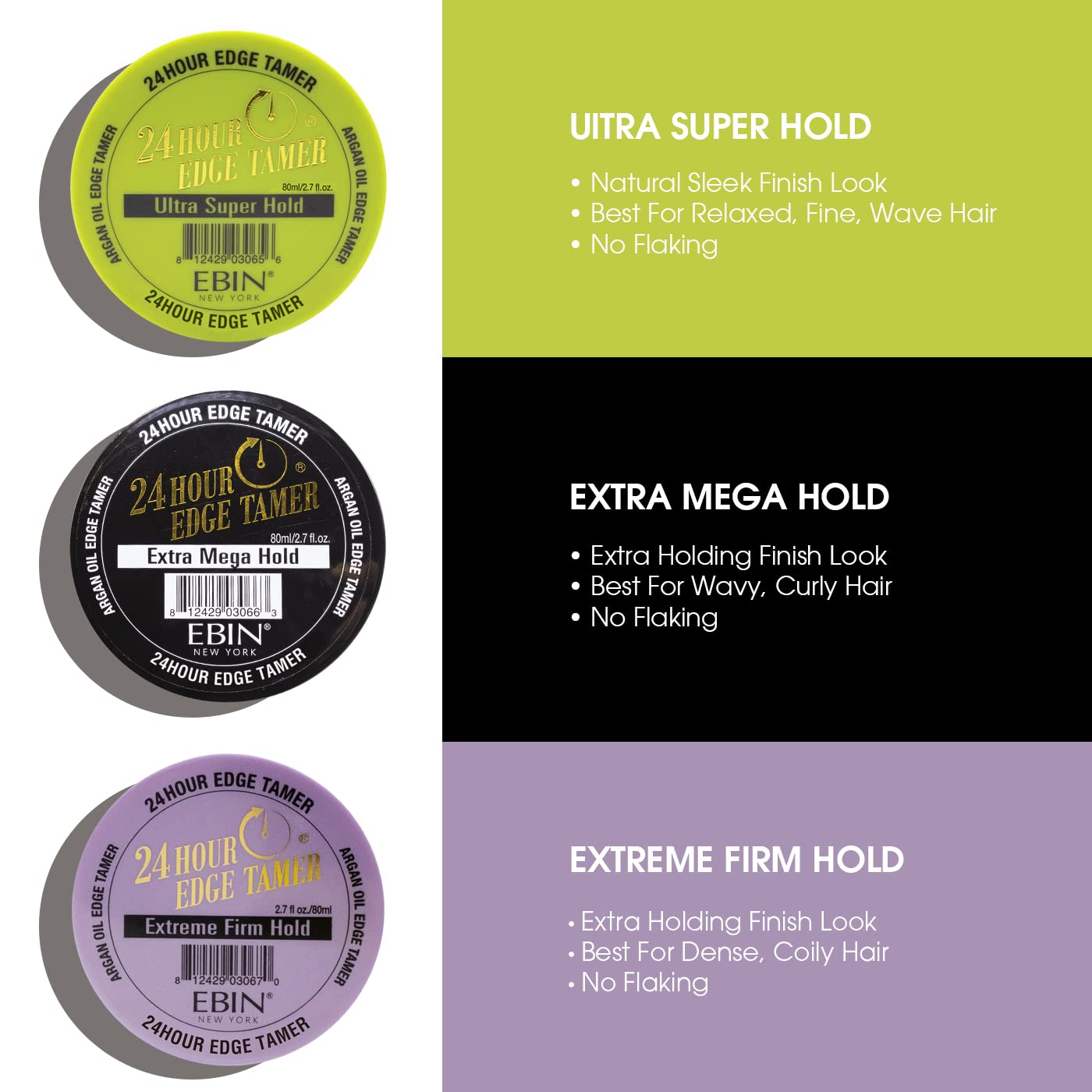 EBIN NEW YORK ideal para estilos protectores y trenzas