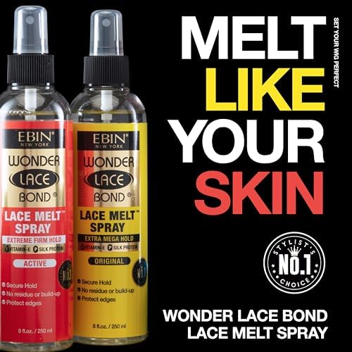 EBIN NEW YORK Wonder Lace Bond Melt Spray, uso diario sin crueldad para confianza diaria.