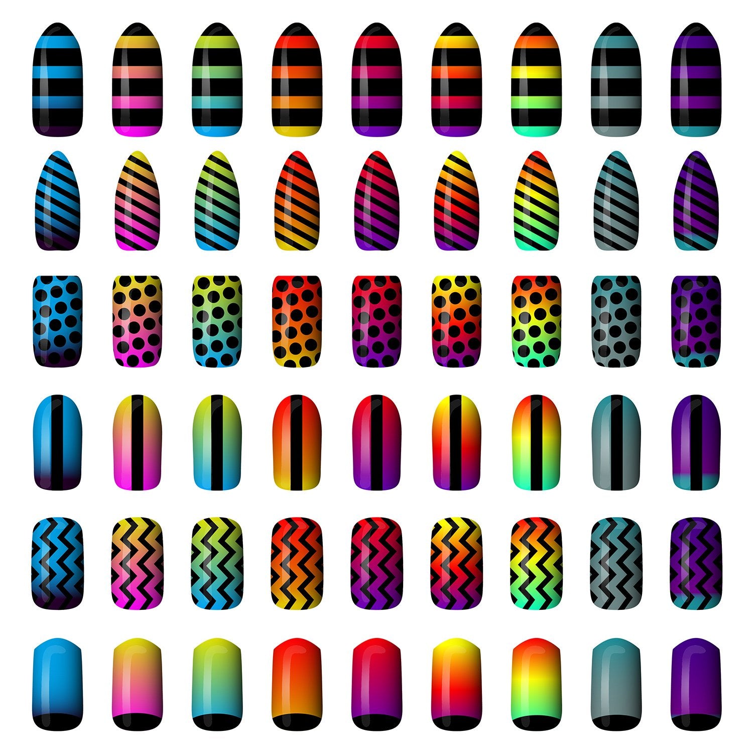 EBOOT uso versátil uñas naturales y falsas para diferentes estilos.
