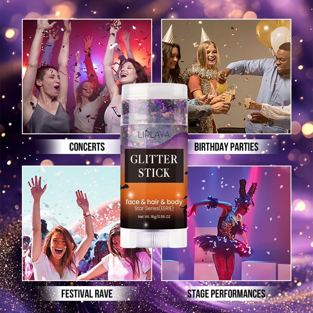 ECDMKF Glitter Gel cabello, reflejos brillantes para peinados