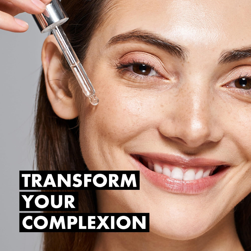Eclat Skincare Radiancia de la piel, primer plano que resalta brillo natural.