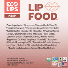 Eco Lips Lip Food aroma romero-menta para revitalizar labios.